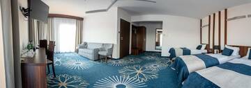 Фото номера Стандартный трехместный номер-студио Курортные отели Kasor Resort &amp; Spa г. Стрыкув 2